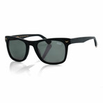 Unisex San Non-Polarized Sunglasses // Matte Black + Smoke