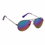 Men's Huntsman Non-Polarized Sunglasses // Gray + Purple + Blue