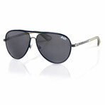 Men's Milton Non-Polarized Sunglasses // Navy + Smoke
