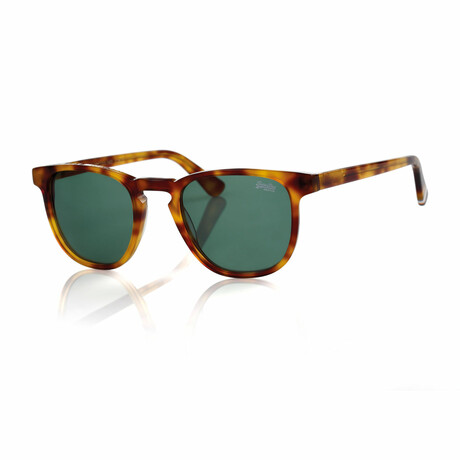 Unisex Roku Non-Polarized Sunglasses // Blonde Tortoiseshell + Green