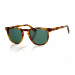 Unisex Roku Non-Polarized Sunglasses // Blonde Tortoiseshell + Green