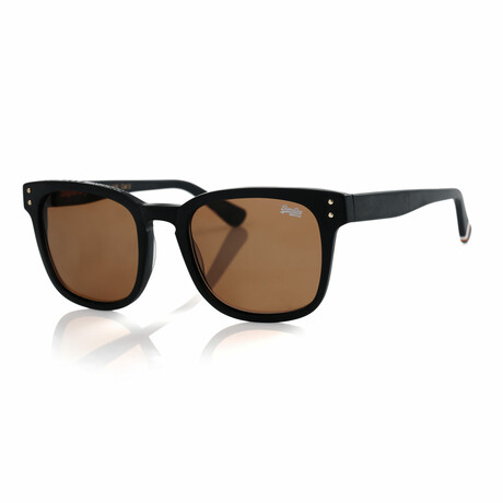Unisex Montego Non-Polarized Sunglasses // Matte Black + Brown