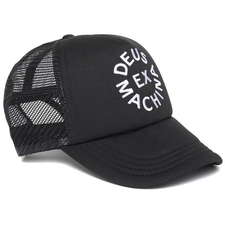 Circle Logo Trucker // Black
