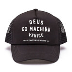 Venice Address Trucker // Black