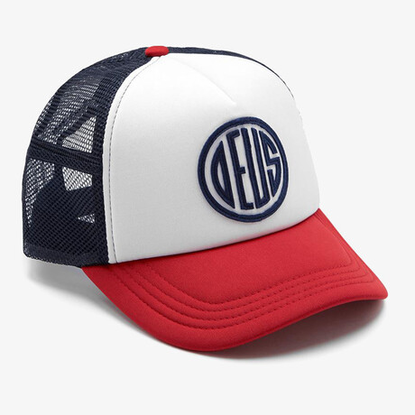 Pill Trucker // Red Navy