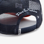 Pill Trucker // Red Navy