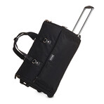 Curve-Wheeled Carry On + Garment Bag // Black