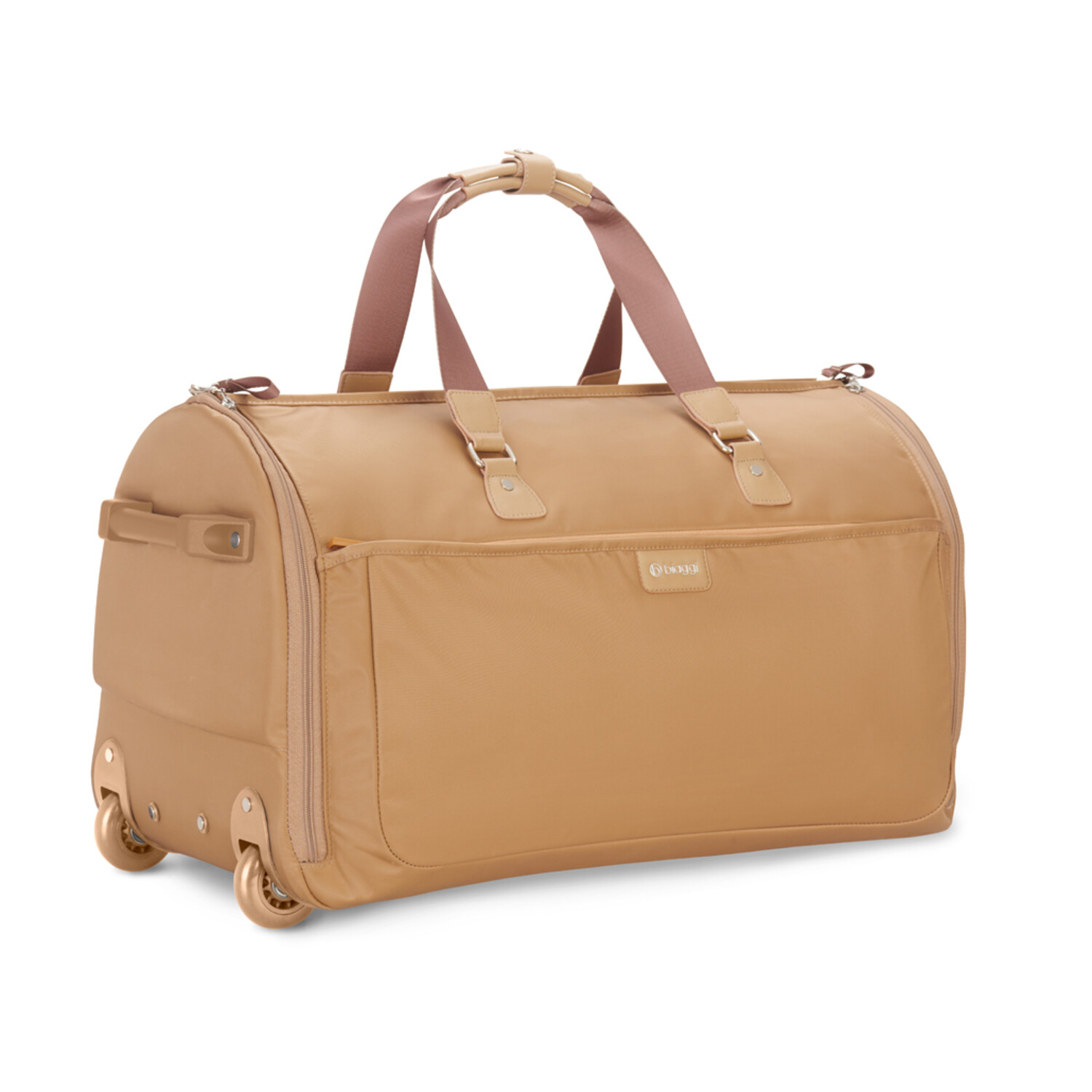 Curve-Wheeled Carry On + Garment Bag // Sand - Biaggi Wheeled Garment Bag -  Touch of Modern