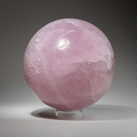 Genuine Polished Rose Quartz Sphere