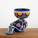 Robert Mool // Limited Edition // Huichol Art // Blue