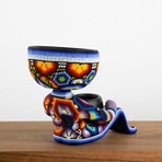 Robert Mool // Limited Edition // Huichol Art // Blue