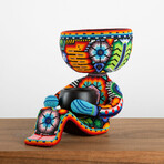Robert Mool // Limited Edition // Huichol Art // Orange