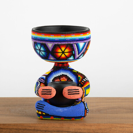 Robert Zen // Limited Edition // Huichol Art // Blue