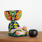 Robert Zen Jr // Limited Edition // Huichol Art // Yellow