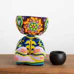 Robert Zen Jr // Limited Edition // Huichol Art // Yellow