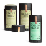 Combo Pack // Set of 2 Underhill Natural Deodorant + 1 Valley of Gold Natural Deodorant