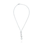 Giorgio Visconti 18K White Gold Diamond Necklace // 18" // Pre-Owned