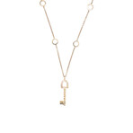 Salavetti 18K Rose Gold Diamond Necklace // 27" // Pre-Owned