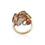 Talento 18K Rose Gold Diamond Quartz Ring // Ring Size: 6.75 // Pre-Owned