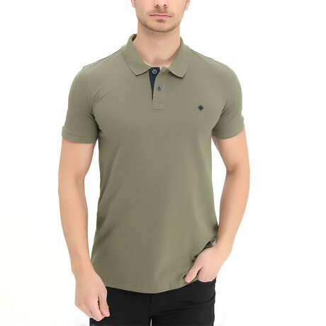 Jackson Short Sleeve Polo // Olive (S)