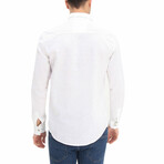Parker Long Sleeve Button-Up // White (L)