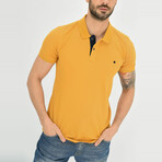 Milo Short Sleeve Polo // Mustard (XL)