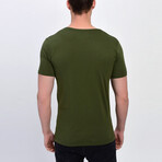 Crewneck T-Shirt // Khaki (L)