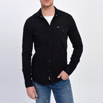 Max Long Sleeve Button-Up // Black (XL)
