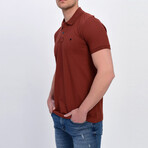 David Short Sleeve Polo // Brick (S)