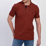 David Short Sleeve Polo // Brick (S)