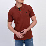 David Short Sleeve Polo // Brick (S)