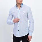 Philip Long Sleeve Button-Up // Ice Blue (XS)
