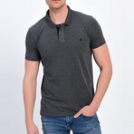 James Short Sleeve Polo // Anthracite (XL)