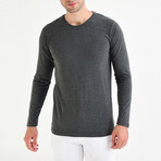 Callan Long Sleeve T-Shirt // Anthracite (S)