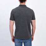 James Short Sleeve Polo // Anthracite (XL)