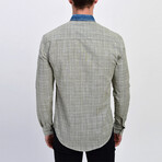 Austin Long Sleeve Button-Up // Light Olive (XS)