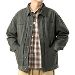 Antin Oversized Button Up Jacket // Green (XS)