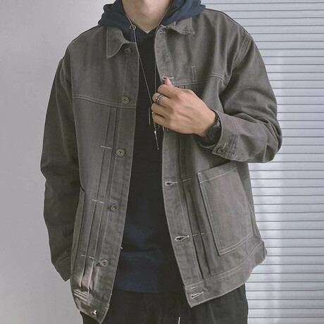 Oleksandr Utility Jacket // Gray (XS)