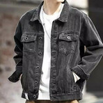 Vanko Trucker Jacket // Light Gray (XS)