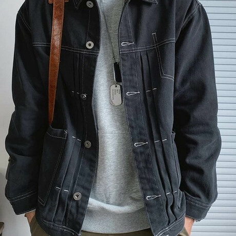 Oleksandr Utility Jacket // Black (XS)