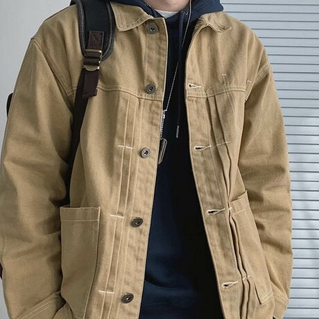 Oleksandr Utility Jacket // Khaki (XS)