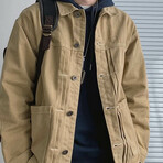 Oleksandr Utility Jacket // Khaki (XS)