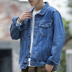 Vanko Trucker Jacket // Light Blue (XS)