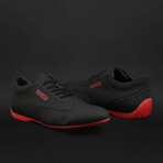 Charlie Unisex Sneakers // Black + Red (Euro: 41)