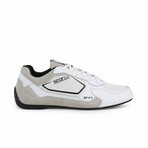 Asher Men's Sneakers // White + Gray (Euro: 37)