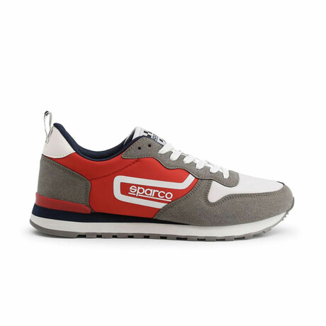 Eden Unisex Sneakers // Red + Gray + White (Euro: 37)