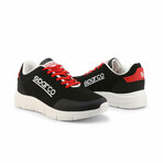Logan Men's Sneakers // Black + White + Red (Euro: 42)