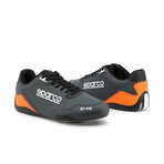 Rowan Unisex Sneakers // Gray + Orange (Euro: 37)