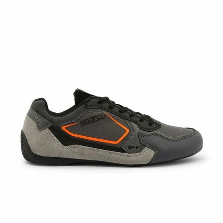 Myles Men's Sneakers // Gray + Orange + Black (Euro: 37)