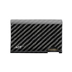 Real Carbon Fiber Cash & Card Slim Wallet // Black